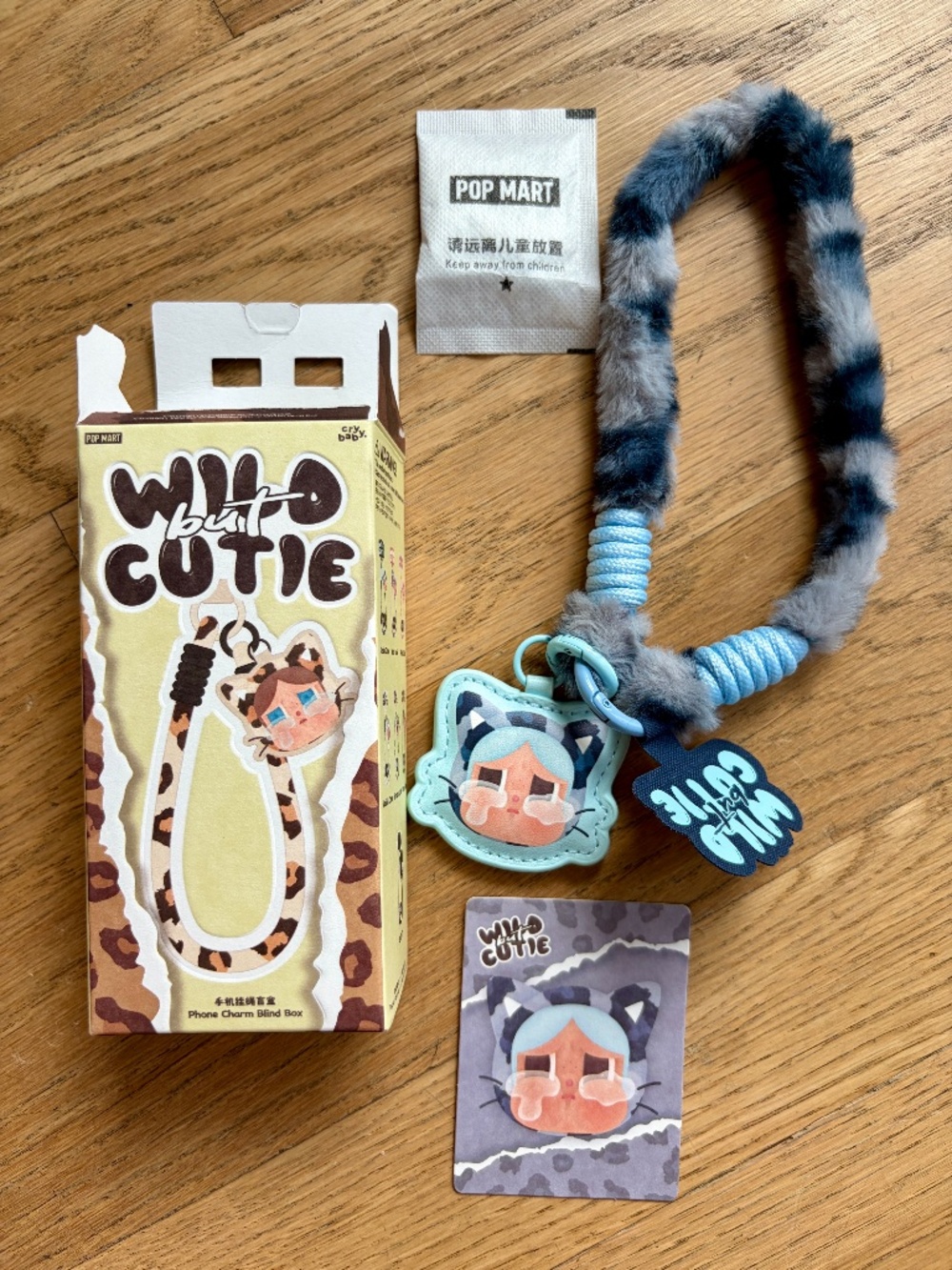 Crybaby Wild But Cutie phone charm Denim Cutie NEW